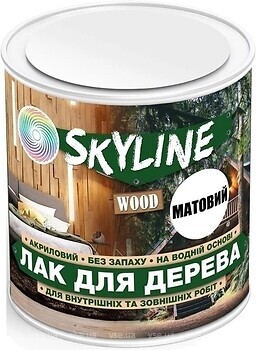 Фото Skyline Wood прозорий напівматовий 10 л (LDNM-S-10)
