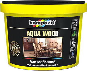 Фото Kompozit Aqua Wood 0.75 л матовий
