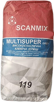 Фото Scanmix Multisuper 119 сірий 25 кг