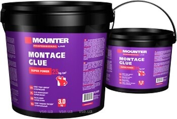 Фото Mounter Montage Glue Super Power білий 1.2 кг