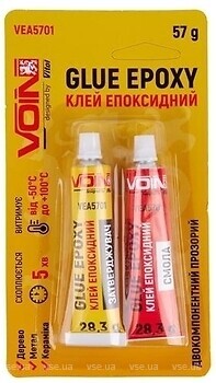 Фото Voin Эпоксидный двухкомпонентный прозрачный 57 г (VEA5701)