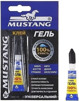 Фото Mustang Супер клей гель MG1 3 г