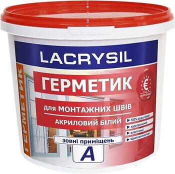 Фото Lacrysil акриловий для монтажних швів A білий 1.2 кг