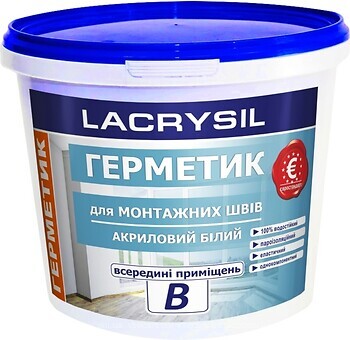 Фото Lacrysil акриловий для монтажних швів B білий 1.2 кг