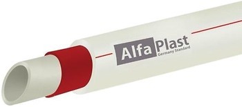 Фото Alfa-Plast Труба полипропиленовая 25 мм Fiber 3.5 мм 4 м
