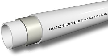Фото Firat Труба полипропиленовая 63 мм Kompozit 10.5 мм 4 м (7700023063)