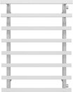 Фото Deffi Breeze 500x800/8 бічне праве білий (A.BZ.80.50.8.W.C)