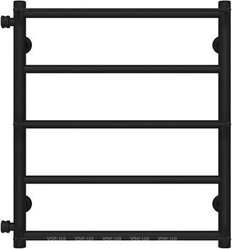 Фото Deffi Ladder 500x600/5 бічне ліве чорний (C.LK.60.50.5.B.B)
