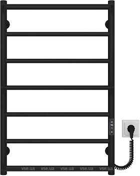 Фото Deffi Ladder Е 500x800/7 правий чорний (C.LK.80.50.7.E.B.R.1)