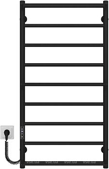 Фото Deffi Ladder Е 500x1000/9 лівий чорний (C.LK.100.50.9.E.B.L.1)
