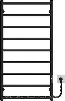 Фото Deffi Ladder Е 500x1000/9 правий чорний (C.LK.100.50.9.E.B.R.1)