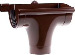 Фото Profil Воронка жолоба 90/75 права коричневий