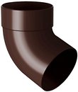 Фото Rainway Коліно одномуфтове 90/75 67° 75 мм коричневий