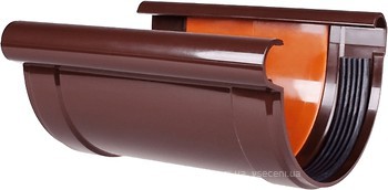 Фото Profil З'єднувач жолоба 90/75 90 мм коричневий