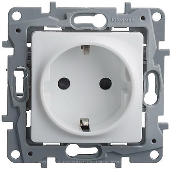 Фото Legrand Розетка Etika (672224) с винтовыми клеммами