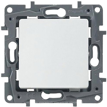 Фото Legrand Кнопочный выключатель Etika (672210) с подсветкой