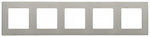 Фото Legrand Рамка Etika (672525) пятипостовая
