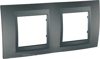 Фото Schneider Рамка Unica MGU6.004.12 двопостова горизонтальна