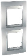 Фото Schneider Рамка Unica MGU6.004V.30 двопостова вертикальна