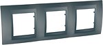 Фото Schneider Рамка Unica MGU6.006.12 трьохпостова горизонтальна