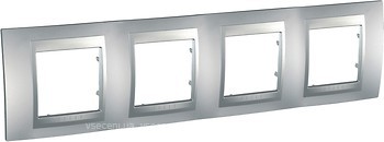 Фото Schneider Рамка Unica MGU6.008.30 чотирьохпостова горизонтальна