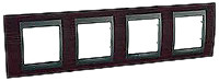 Фото Schneider Рамка Unica MGU66.008.2M3 чотирьохпостова горизонтальна