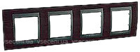 Фото Schneider Рамка Unica MGU66.008.2M3 чотирьохпостова горизонтальна
