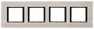 Фото Schneider Рамка Unica MGU68.008.7A2 чотирьохпостова горизонтальна
