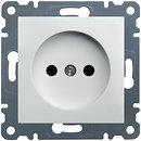Фото Hager Розетка Lumina-2 WL1010 без заземленням