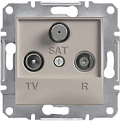 Фото Schneider Розетка Asfora EPH3500169 TV-R-SAT