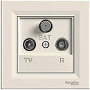 Фото Schneider Розетка Asfora EPH3500223 TV-R-SAT