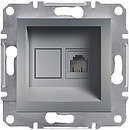 Фото Schneider Розетка Asfora EPH4100162 телефонна