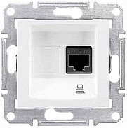 Фото Schneider Розетка Sedna SDN4900121 комп'ютерна