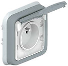 Фото Legrand Розетка Plexo (069831) зі шторками і кришкою