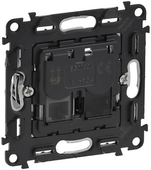 Фото Legrand Розетка Valena In'Matic (753032) RJ11+RJ45