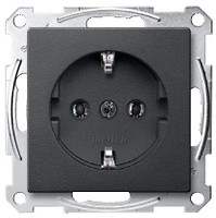 Фото Schneider Розетка Merten System M MTN2301-0414 з заземленням