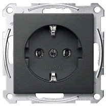 Фото Schneider Розетка Merten System M MTN2301-0414 з заземленням