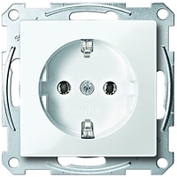 Фото Schneider Розетка Merten System M MTN2301-0319 з заземленням