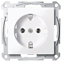 Фото Schneider Розетка Merten System M MTN2301-0325 з заземленням