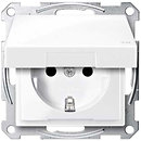Фото Schneider Розетка Merten System M MTN2314-0325 з заземленням і кришкою