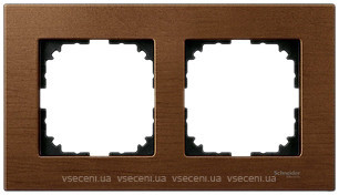 Фото Schneider Рамка Merten M-Elegance MTN4052-3472 двухпостовая