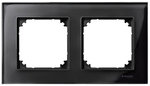 Фото Schneider Рамка Merten M-Elegance MTN404203 двопостова