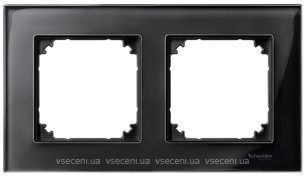 Фото Schneider Рамка Merten M-Elegance MTN404203 двопостова