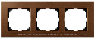 Фото Schneider Рамка Merten M-Elegance MTN4053-3472 трехпостовая