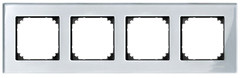 Фото Schneider Рамка Merten M-Elegance MTN4040-3260 чотирьохпостова