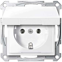 Фото Schneider Розетка Merten System M MTN2311-0325 з кришкою