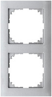 Фото Schneider Рамка Merten M-Pure MTN4020-3660 двопостова