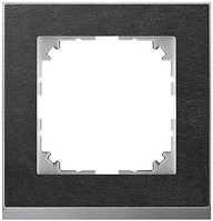 Фото Schneider Рамка Merten M-Pure Decor MTN4010-3669 однопостова