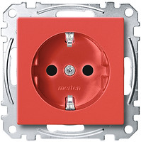 Фото Schneider Розетка Merten System M MTN2300-0306 з шторками