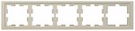 Фото Schneider Рамка Merten D-Life MTN4050-6533 пятипостовая